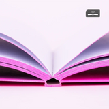 Libreta A4 48H 95Gr Cuadricula 5x5 mm Susnset Rosa Amarilla Turquesa - Milan