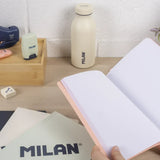 Libreta Encolada Cuaderno A5 48H Liso 95gr 430 Since 1918 - Milan
