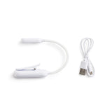 Luz LED de Lectura con Pinza Color Blanco Recargable - MiquelRius