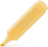 Marcador Faber-Castell Textliner 46 Pastel Vainilla Suave con punta biselada disponible en Be To Be Badajoz