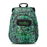 Mochila escolar grande Acuareles Adventure adaptable a carro Totto disponible en papeleria en Badajoz