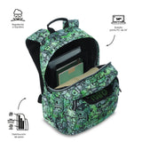 Mochila Escolar Grande Acuareles Adventure Adaptable a Carro - Totto