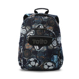 Mochila Escolar Grande Acuareles Balones de Futbol Adaptable a Carro - Totto