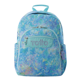 Mochila Escolar Grande Acuareles Pinturitas Adaptable a Carro - Totto