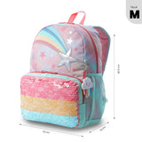 Mochila Escolar Mediana Rainbow Star Talla M - Totto