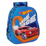Mochila infantil Hot Wheels 3D Safta para guardería y escuela infantil disponible en Be To Be Badajoz