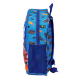 Mochila Infantil Guardería Hot Wheels 3D - Safta
