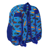 Mochila Infantil Guardería Hot Wheels 3D - Safta