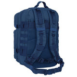 Mochila Escolar Grande Militar Para Tablet o PC 15,6" Color Azul Marino - Safta