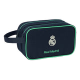 Neceser Aseo Viaje Real Madrid 2ª Equipación 25/26 Doble Cremallera Adaptable a Carro - Safta