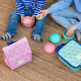 Portameriendas Colección 460 since 1918 Portadesayunos Isotérmico Lunch Bag Con Fiambreras Rosa - Milan