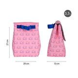 Portameriendas Colección 460 since 1918 Portadesayunos Isotérmico Lunch Bag Con Fiambreras Rosa - Milan