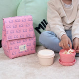 Portameriendas Colección 460 since 1918 Portadesayunos Isotérmico Lunch Bag Con Fiambreras Rosa - Milan