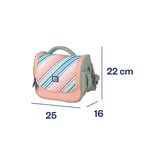 Portameriendas Colorblock Portadesayunos Isotérmico Lunch Bag - Oxford