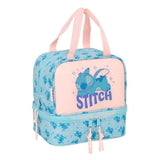 Portameriendas Stitch Ohana Safta con doble compartimento disponible en papeleria en Badajoz