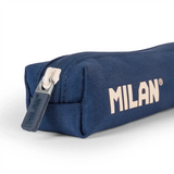 Portatodo De Un Compartimento Rectangular Shadow Mini Serie 1918 Azul Marino - Milan