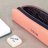 Portatodo De Un Compartimento Rectangular Shadow Mini Serie 1918 Rosa - Milan
