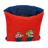 Mochila Saquito Plano De Cuerdas Super Mario Mamma Mia - Safta