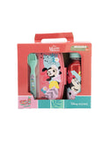 Set de fiambrera botella y cubiertos Minnie Mouse Naive Safta disponible en papeleria en Badajoz