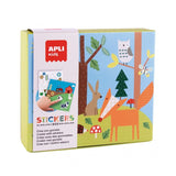 Caja de Pegatinas y Láminas del Bosque Para Creaciones de Entornos Natulares - Apli