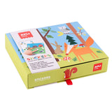 Stickers Box Bosque con gomets educativos removibles para niños desde 3 años en Be To Be Badajoz
