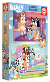 Super Puzzle de Madera Doble Bluey 25 piezas Educa disponible en papeleria en Badajoz