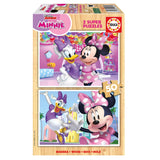 Super Puzzle De Madera Minnie Mouse - 25 piezas - Juegos De Minnie Mouse - Puzzles Infantiles De Madera Minnie Mouse - Educa