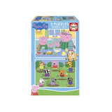 Super Puzzle De Madera Doble Peppa Pig - 25 piezas - Juegos De Peppa Pig - Puzzles Infantiles De Madera Peppa Pig - Educa