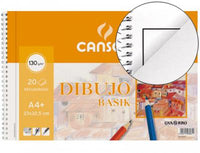 Bloc De Dibujo Canson A4 130g Con Recuadro Microperforado Guarro 20 Hojas - Canson