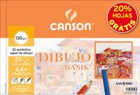Bloc De Dibujo Canson A4 130g Con Recuadro Microperforado Guarro 20 Hojas - Canson