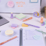 3 Blocs de Notas Adhesivas Rectangulares Edición Tres Colores Pastel Removibles 38x50 mm 100 Notas - Milan