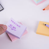 3 Blocs de Notas Adhesivas Rectangulares Edición Tres Colores Pastel Removibles 38x50 mm 100 Notas - Milan