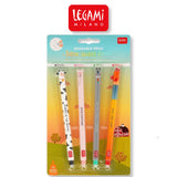 Set 4 Bolígrafos Borrables Legami Granja Bolígrafo De Animales - Legami