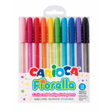 Bolígrafos De Colores Fiorella 10 Unidades - Carioca