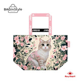 Tote Bag Bolsa de Polipropileno Grande Gatos y Flores - Roymart