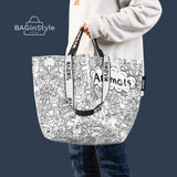 Bolsa reutilizable grande polipropileno animales Roymart disponible en papeleria en Badajoz Be To Be