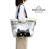 Tote Bag Bolsa de Polipropileno Grande Cat and Ball of Wool - Roymart