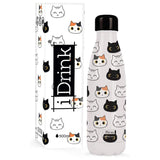 Botella termica gatos felinos carinosos 500 ml en papeleria Badajoz disponible en Be To Be Menacho y Valdepasillas
