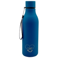 Botella Agua Acero Inoxidable - Botella Agua Niños - 500ml - Botella Térmica Boca Estándar - Sin BPA, para Niños & Adultos, Deporte, Oficina, Yoga, Ciclismo - Botella Térmica Termo Azul Aguamarina - Apapachar