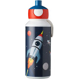 Botella de Agua Infantil Botella de Bebida pop-up 400 ml Rocket - Little Dutch