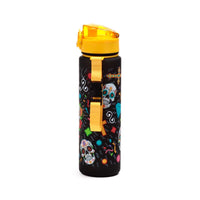 Botella de Agua con Tapa y Seguro de Apertura Día de los Muertos Calaveras Catrinas - Puckator