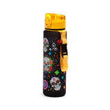 Botella de Agua con Tapa y Seguro de Apertura Día de los Muertos Calaveras Catrinas - Puckator