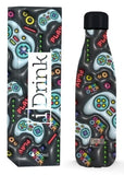 Botella termica Lets Play Gamers 500 ml en papeleria Badajoz disponible en Be To Be Menacho y Valdepasillas