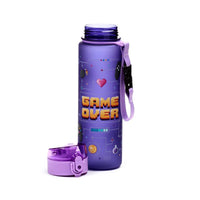 Botella de Agua con Tapa y Seguro de Apertura Game Over Gamers - Puckator