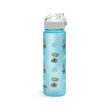 Botella de Agua con Tapa y Seguro de Apertura Pusheen el Gato - Puckator