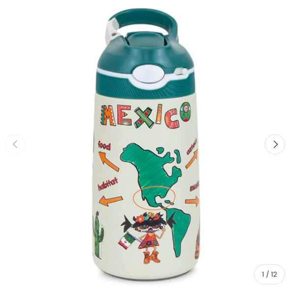 Botella termica infantil Pepita Viajera Mexico 400ml en papeleria Badajoz – disponible en Be To Be Menacho y Valdepasillas