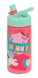Botella De Agua Infantil Con Pajita Minnie Mouse Me Time - Safta