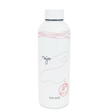 Botella Térmica de Acero Inoxidable 500 ml Leyenda del Hilo Rojo Español - Pepita Viajera