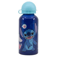 Botella De Agua Infantil De Aluminio Stitch 400 ml