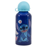 Botella De Agua Infantil De Aluminio Stitch 400 ml